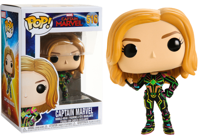 Captain Marvel (2019) - Captain Marvel in Neon Suit Pop! Vinyl Figure