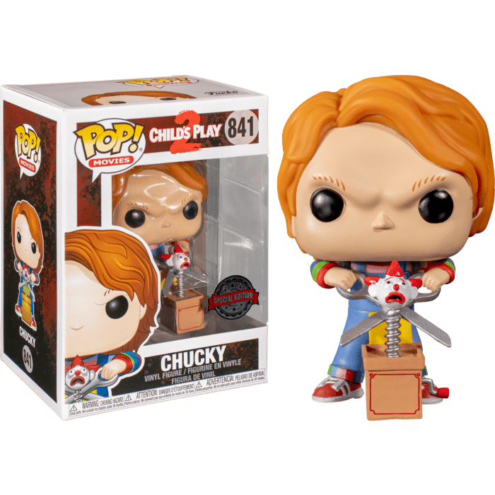 Child's Play 2 - Chucky with Giant Scissors & Jack in the Box Pop! Vinyl Figure