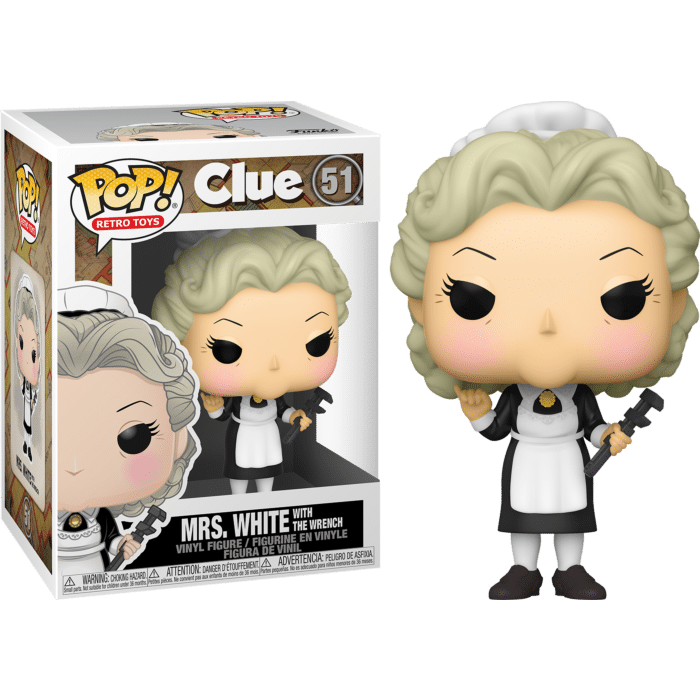 Clue - Mrs. White Pop! Vinyl Figure