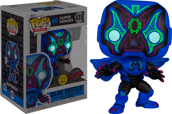 DC Comics - Blue Beetle Dia de los Muertos Glow in the Dark Pop! Vinyl Figure