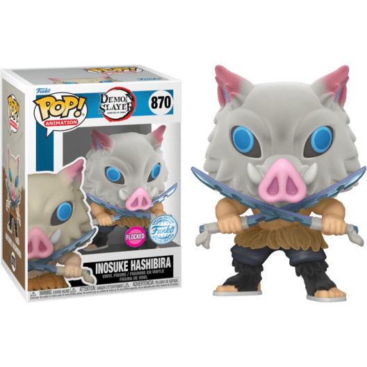 demon-slayer-inosuke-hashibira-with-blades-crossed-flocked-pop-vinyl-f Demon Slayer - Inosuke Hashibira with Blades Crossed Flocked Pop! Vinyl Figure