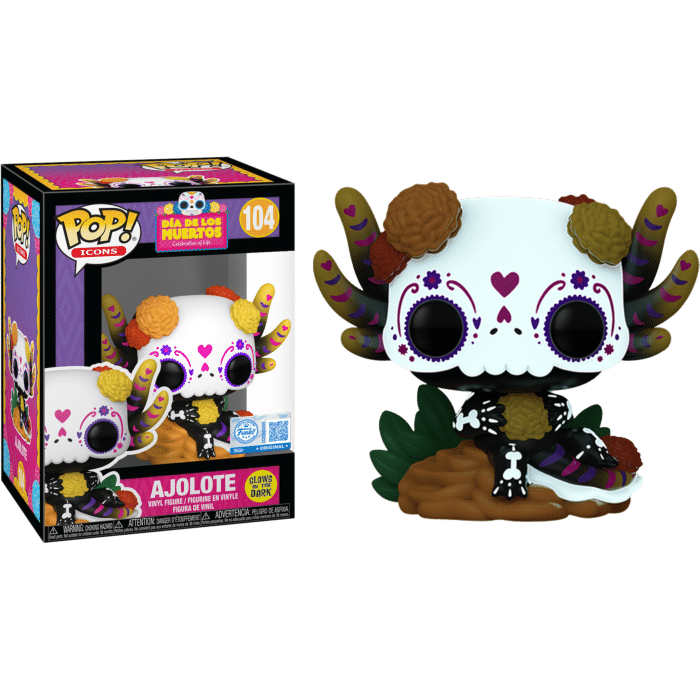 Dia de Los Muertos - Ajolote Glow-in-the-Dark Pop! Vinyl Figure