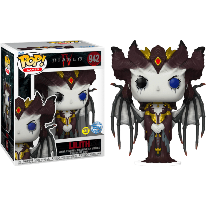 Diablo IV - Lilith Glow-in-the-Dark Super Sized 6" Pop! Vinyl Figure