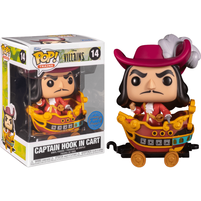 Disney Villains - Captain Hook in Train Cart Pop! Vinyl Figure (Funko / Popcultcha Exclusive)