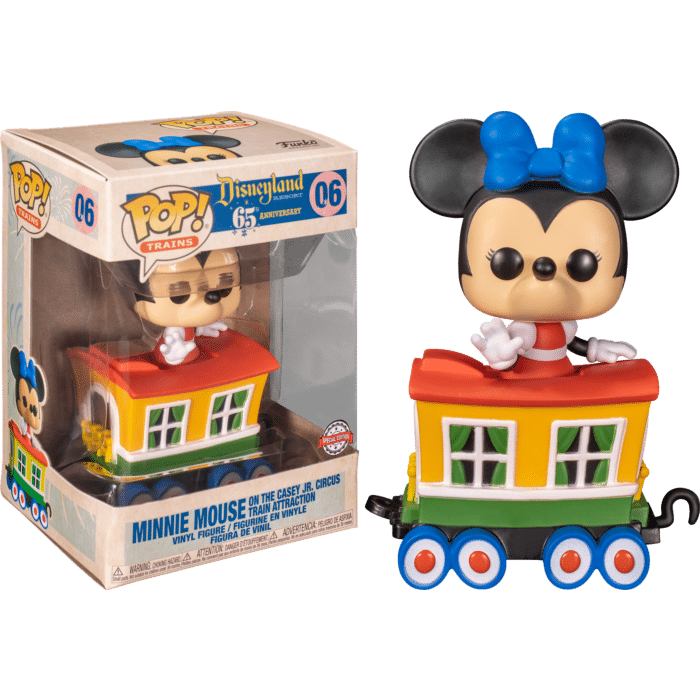 Disneyland: 65th Anniversary - Minnie Mouse on Casey Jr. Circus Train Attraction Pop! Vinyl Figure