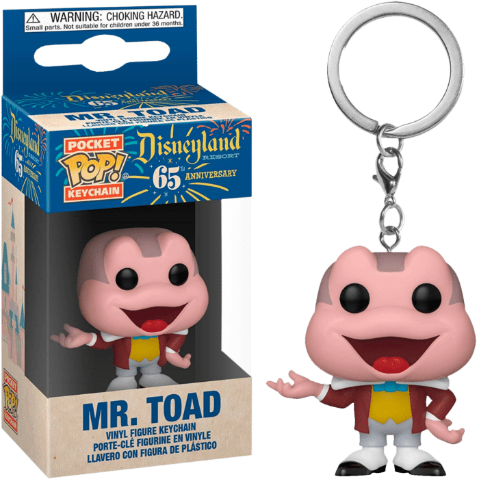 Disneyland: 65th Anniversary - Mr. Toad Pocket Pop! Vinyl Keychain