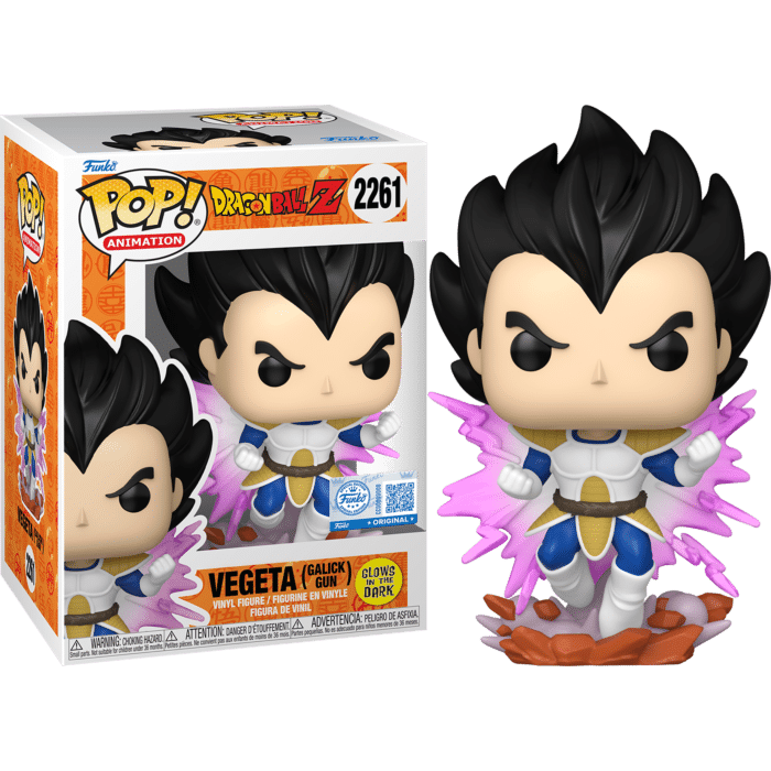 Dragon Ball Z - Vegeta (Galick Gun) Glow-in-the-Dark Pop! Vinyl Figure