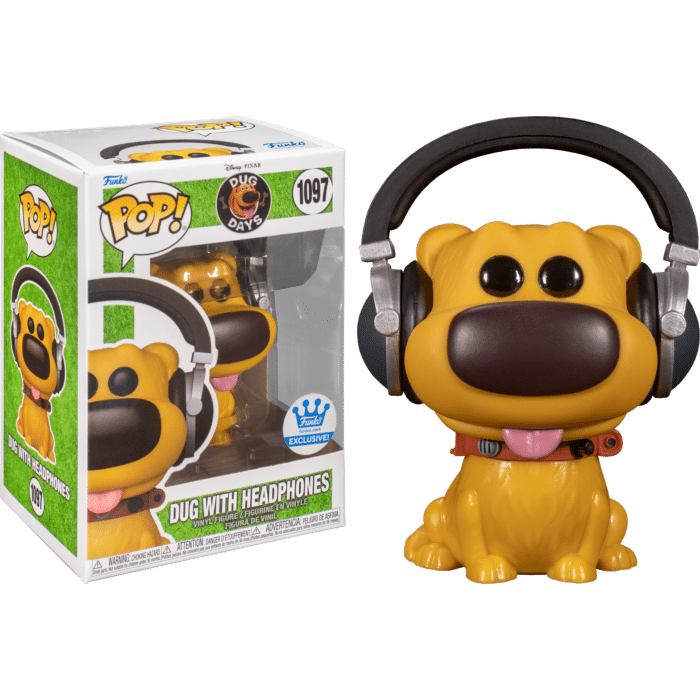 Dug Days - Dug with Headphones Pop! Vinyl Figure (Funko / Popcultcha Exclusive)