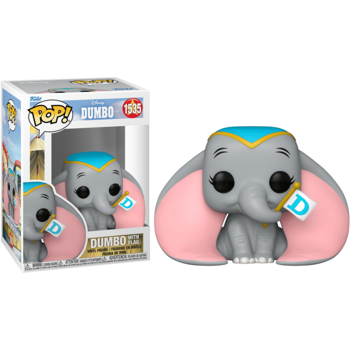 Dumbo (1941) - Dumbo with Flag Pop! Vinyl Figure