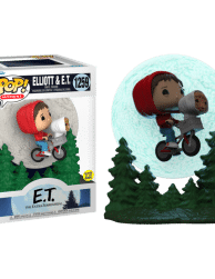 E.T. The Extra-Terrestrial - Elliott & E.T. Flying Over Moon Glow in the Dark Movie Moments Pop! Vinyl Figure 2-Pack