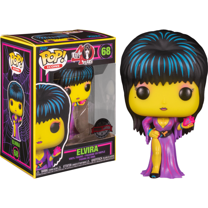 Elvira: Mistress of the Dark - Elvira Blacklight Pop! Vinyl Figure
