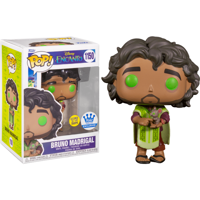 Encanto (2021) - Bruno Madrigal Glow-in-the-Dark Pop! Vinyl Figure (Funko / Popcultcha Exclusive)