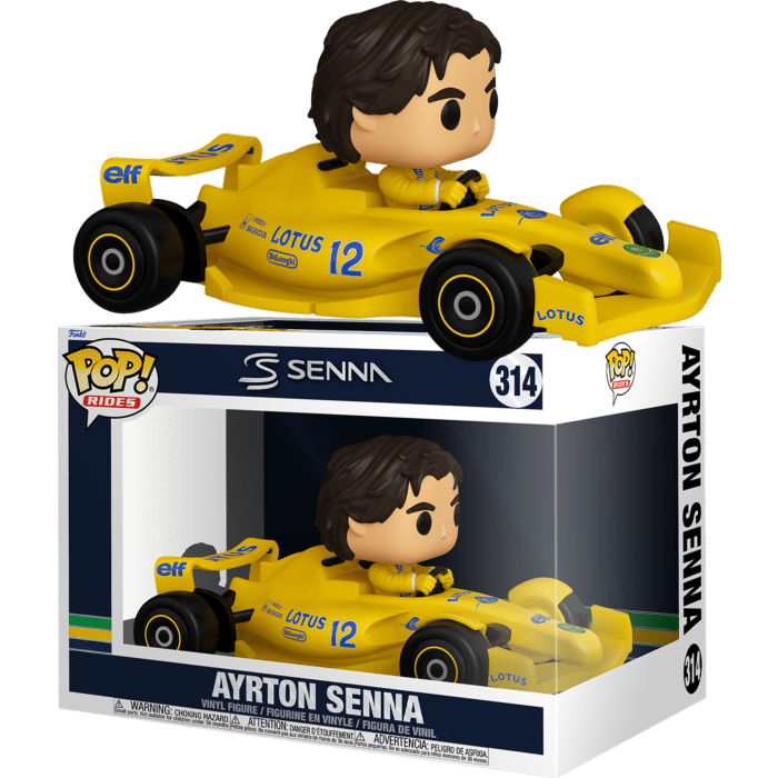 F1: Formula 1 - Ayrton Senna with Lotus Race Car Pop! Rides Vinyl Figure