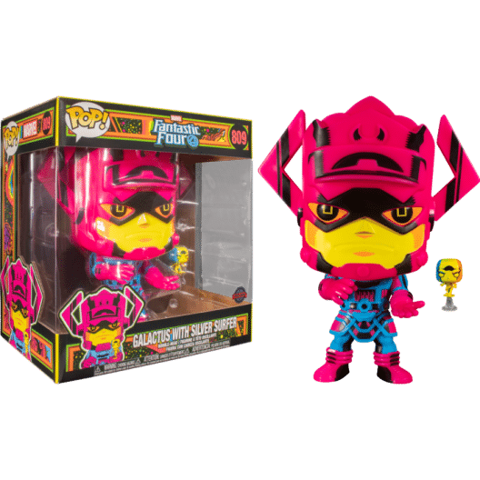 fantastic-four-galactus-with-silver-surfer-blacklight-10-pop-vinyl-fig Fantastic Four - Galactus with Silver Surfer Blacklight 10” Pop! Vinyl Figure