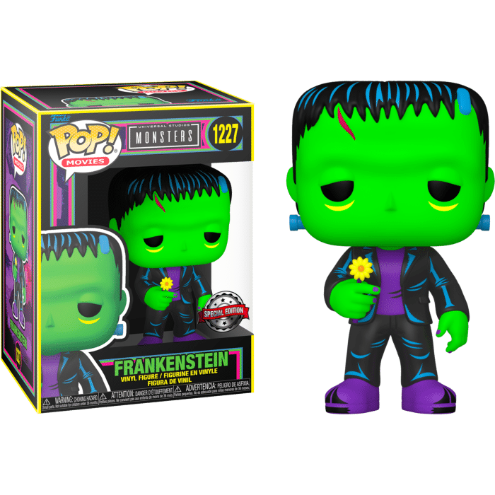 Frankenstein (1931) - Frankenstein with Flower Blacklight Pop! Vinyl Figure