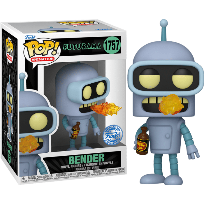 Futurama - Bender with Fire Breath Pop! Vinyl Figure