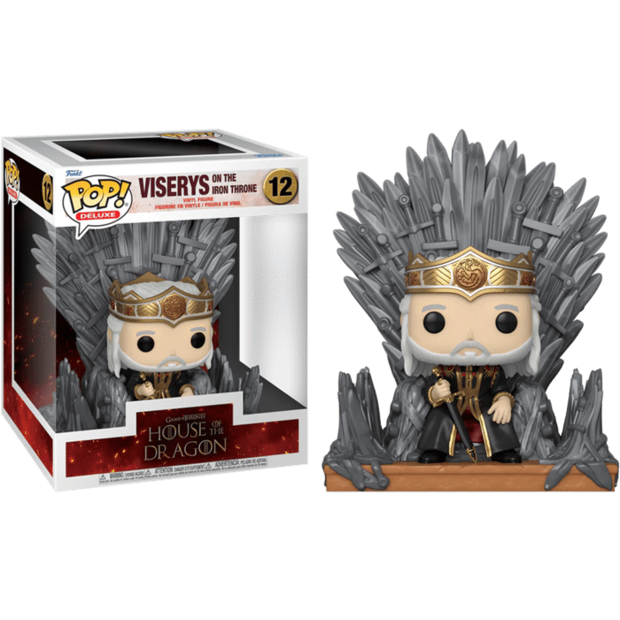 Game of Thrones: House of the Dragon - Viserys on the Iron Throne Pop! Deluxe Vinyl Figure