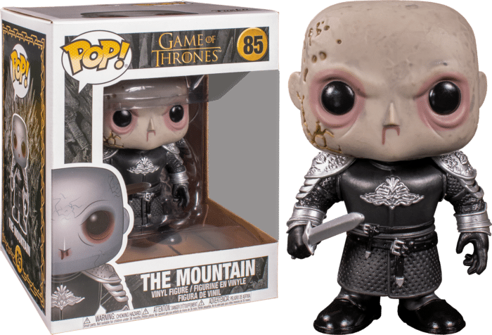 Game of Thrones - The Mountain Unmasked 6" Super-Sized Pop! Vinyl Figure