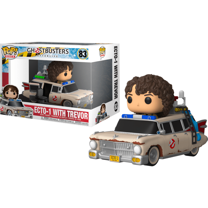Ghostbusters: Afterlife - Trevor with Ecto-1 Pop! Rides Vinyl Figure