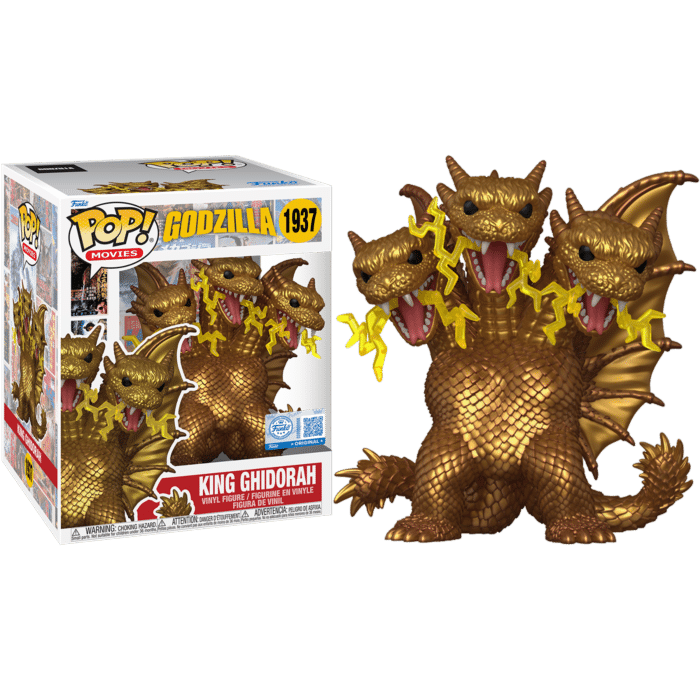 Godzilla - King Ghidorah 6" Super Sized Pop! Vinyl Figure