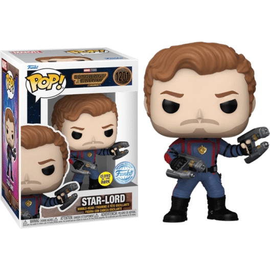 Guardians of the Galaxy: Vol. 3 - Star Lord Glow-in-the-Dark Pop! Vinyl Figure