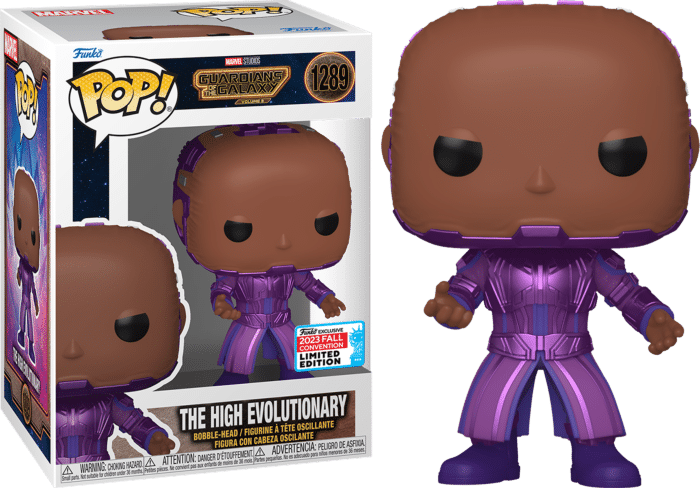 Guardians of the Galaxy Vol. 3 - The High Evolutionary Metallic Pop! Vinyl Figure (2023 Fall Convention Exclusive)