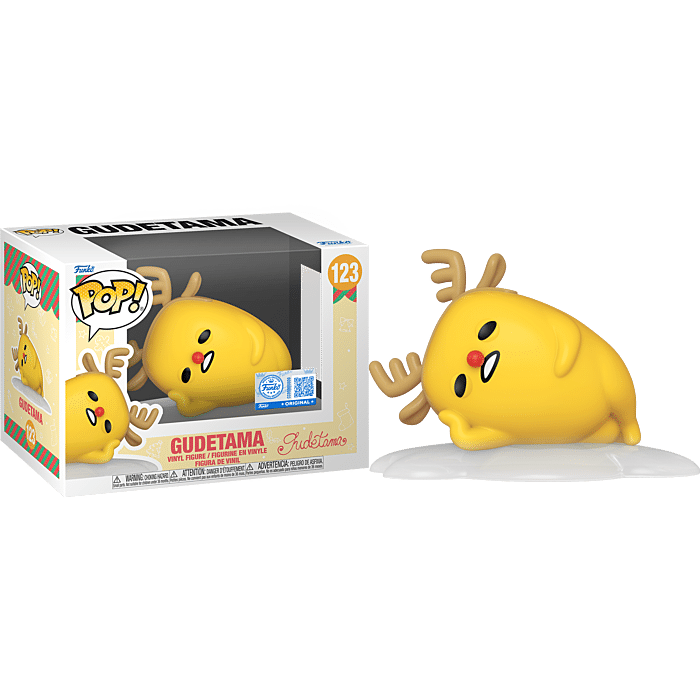 Gudetama - Gudetama (Reindeer Outfit) Pop! Vinyl Figure (Popcultcha Exclusive)
