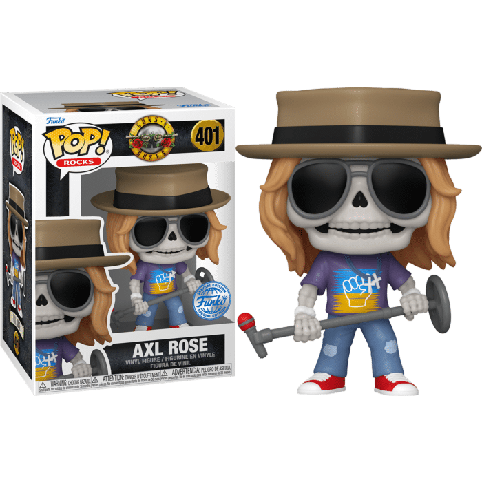 Guns N' Roses - Skeleton Axl Rose Pop! Vinyl Figure (Popcultcha Exclusive)