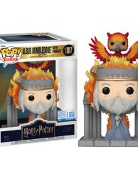 Harry Potter - Albus Dumbledore with Fawkes Pop! Deluxe Vinyl Figure (Popcultcha Exclusive)