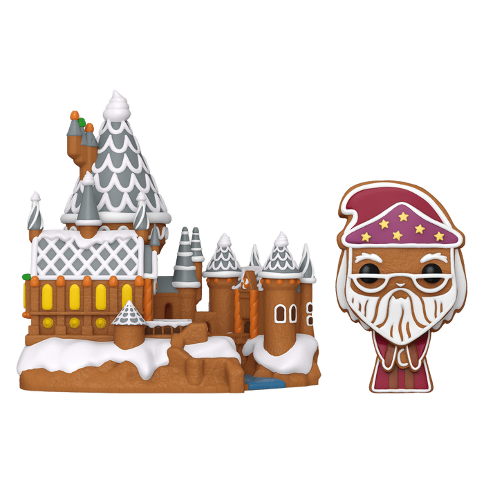 Harry Potter - Gingerbread Albus Dumbledore with Hogwarts Pop! Town Vinyl Figure