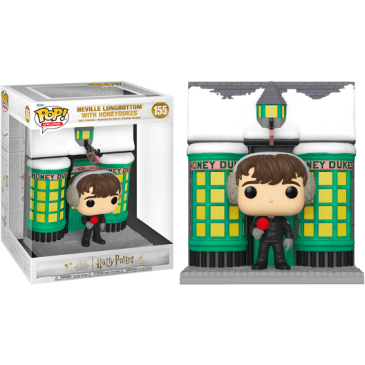 Harry Potter - Neville Longbottom with Honeydukes Hogsmeade Diorama Deluxe Pop! Vinyl Figure