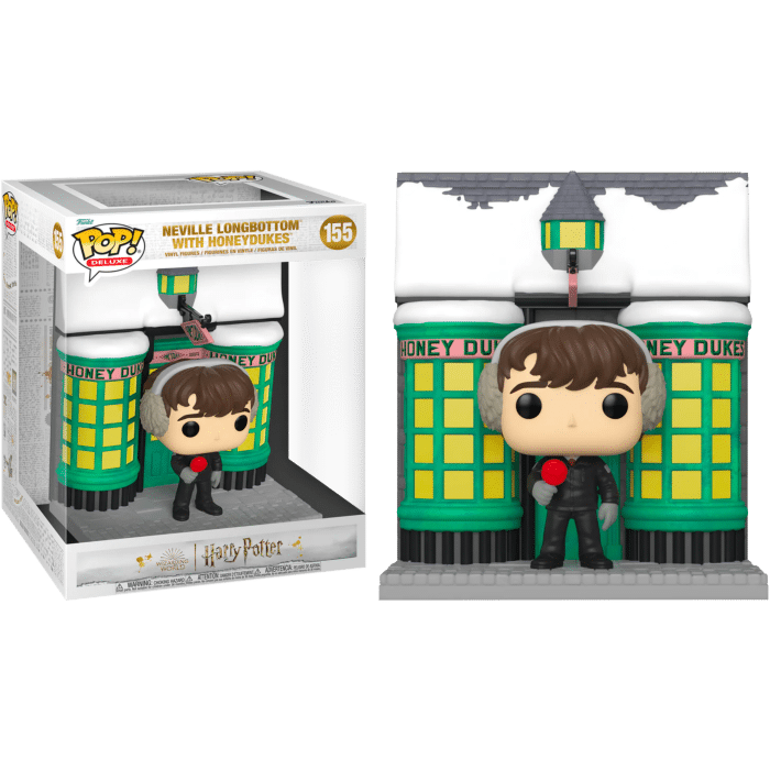 Harry Potter - Neville Longbottom with Honeydukes Hogsmeade Diorama Deluxe Pop! Vinyl Figure