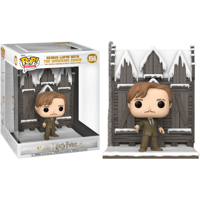 Harry Potter - Remis Lupin with The Shrieking Shack Hogsmeade Diorama Deluxe Pop! Vinyl Figure