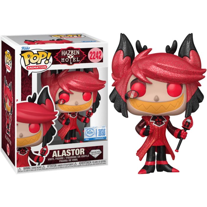 Hazbin Hotel - Alastor Diamond Glitter Pop! Vinyl Figure