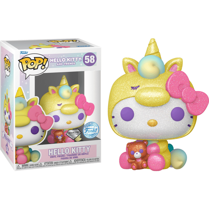 Hello Kitty - Hello Kitty Unicorn Diamond Glitter Pop! Vinyl Figure