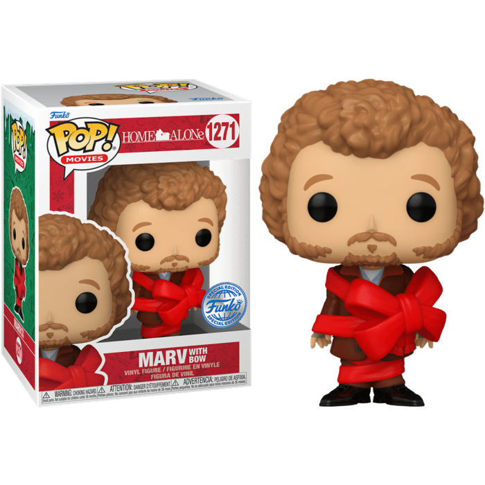 Home Alone - Marv with Bow Pop! Vinyl Figure (Popcultcha Exclusive)