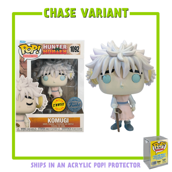 Hunter x Hunter - Komugi Pop! Vinyl Figure in Acrylic Pop! Protector (Chase Variant)