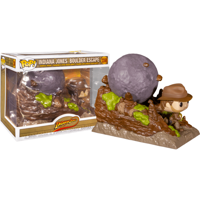 Indiana Jones and the Raiders of the Lost Ark - Indiana Jones Boulder Escape Pop! Moment Vinyl Figure