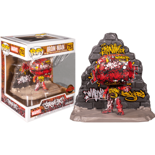 Iron Man - Iron Man Graffiti Deco Deluxe Pop! Vinyl Figure