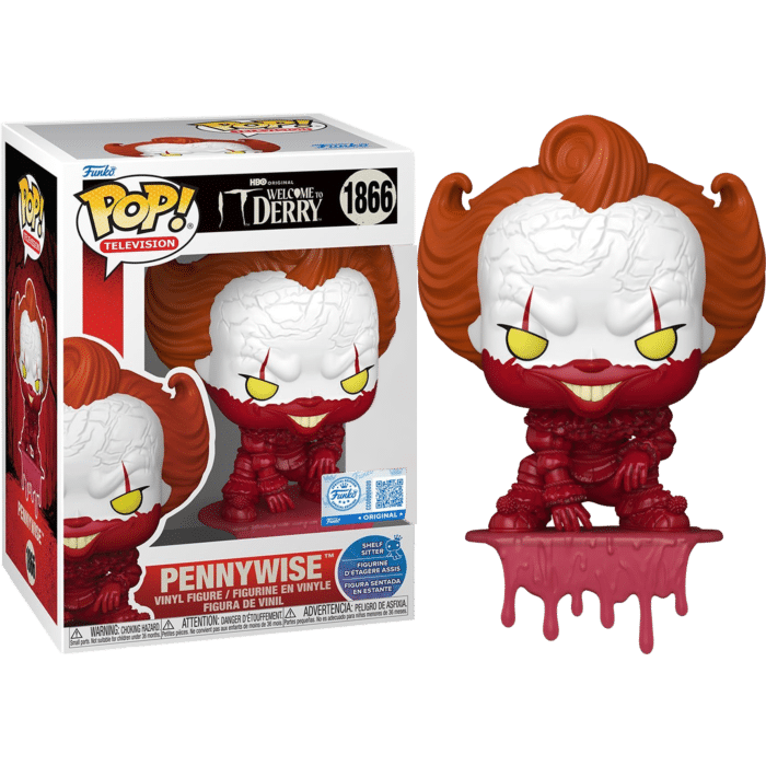 It: Welcome to Derry - Pennywise Bloody Pop! Shelf Sitter Vinyl Figure