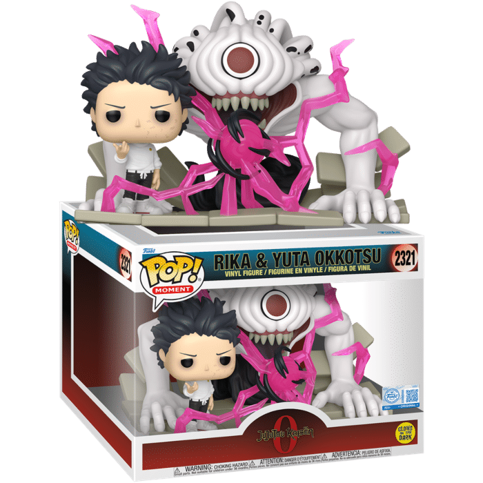 Jujutsu Kaisen 0 - Rika & Yuta Okkotsu Glow-in-the-Dark Pop! Moment Vinyl Figure