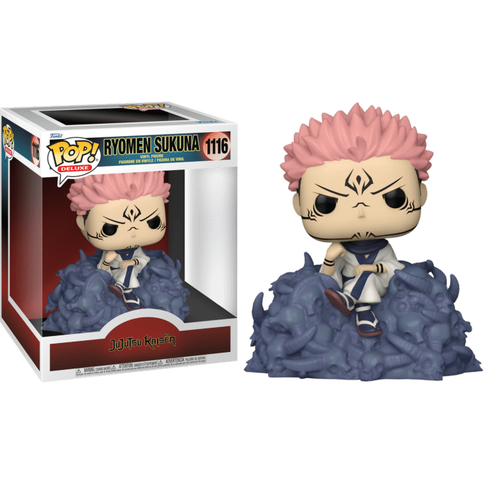 Jujutsu Kaisen - Ryomen Sukuna on Skulls Deluxe Pop! Vinyl Figure