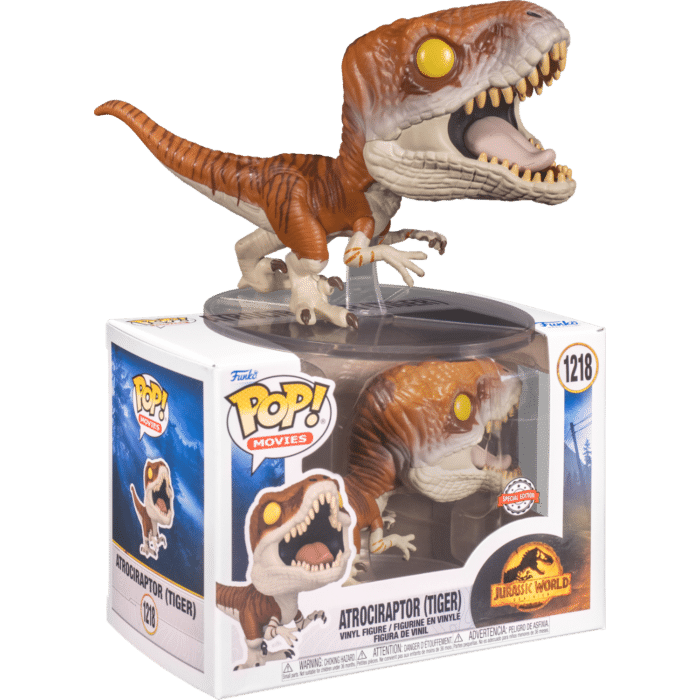 Jurassic World: Dominion - Atrociraptor Tiger Pop! Vinyl Figure