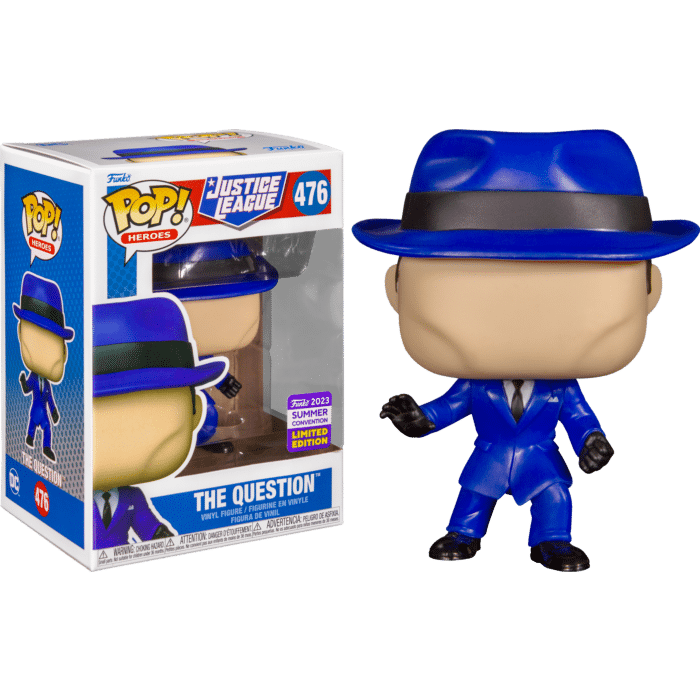Justice League - The Question Pop! Vinyl Figure (2023 Summer Convention Exclusive) (Popcultcha Exclusive)