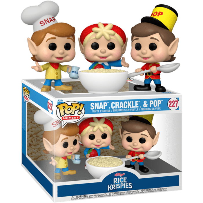 Kellogg's - Snap, Crackle, & Pop Rice Krispies Pop! Moment Vinyl Figure