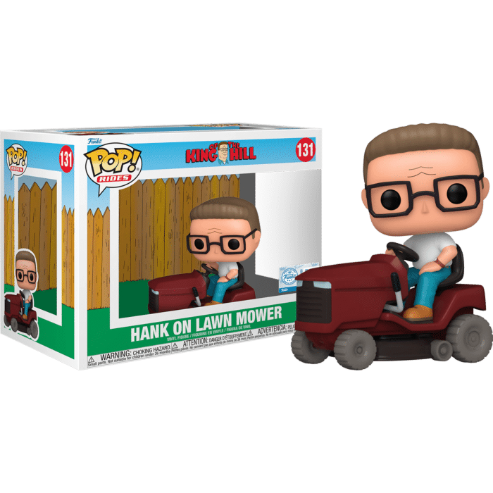 King of the Hill - Hank on Lawn Mower Pop! Ride Vinyl Figure (Popcultcha Exclusive)