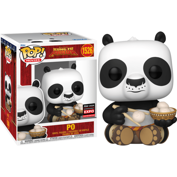 Kung Fu Panda - Po 6" Super Sized Pop! Vinyl Figure (2024 Entertainment Expo Convention Exclusive)