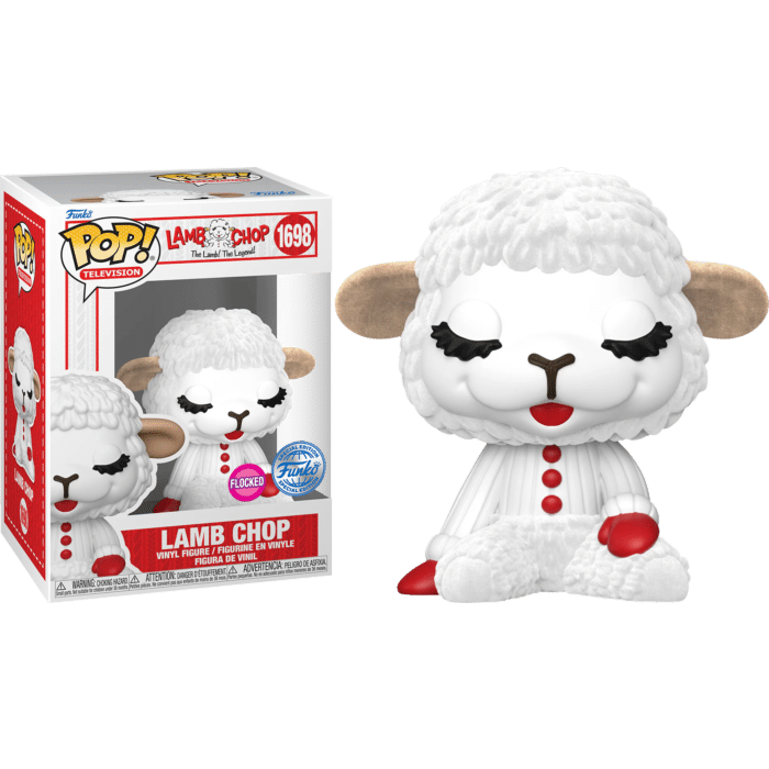 Lamb Chop - Lamb Chop Flocked Pop! Vinyl Figure (Popcultcha Exclusive)