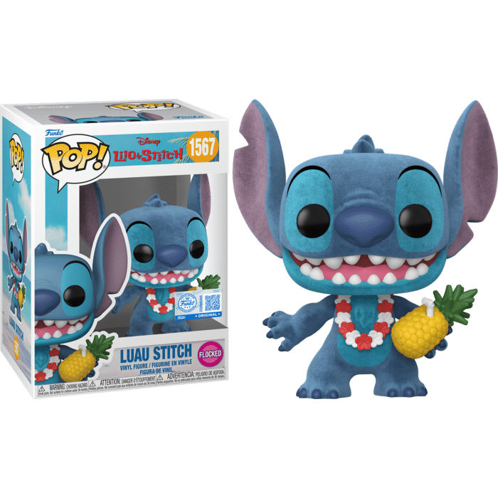 Lilo & Stitch - Luau Stitch (Flocked) Pop! Vinyl Figure