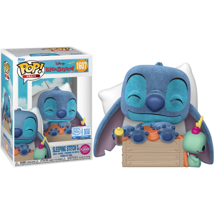 Lilo & Stitch - Sleeping Stitch in Box (Flocked) Pop! Plus Vinyl Figure